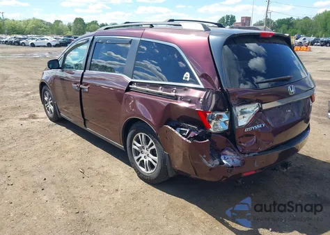 2013 Honda Odyssey Ex-L z USA, uszkodzony, nr VIN 5FNRL5H60DB082680